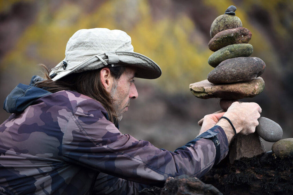 Sculpturing in der Natur